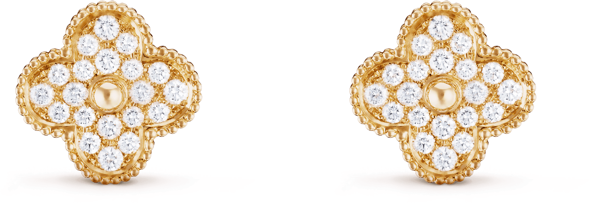 Van Cleef Earrings (3000x3000), Png Download