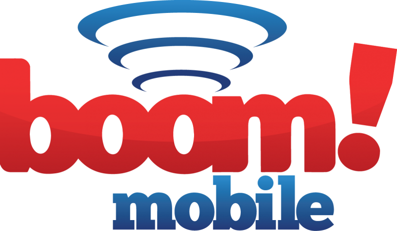 Boom Mobile About To Get Uncapped Lte Data Speeds - Boom Mobile Logo (800x465), Png Download