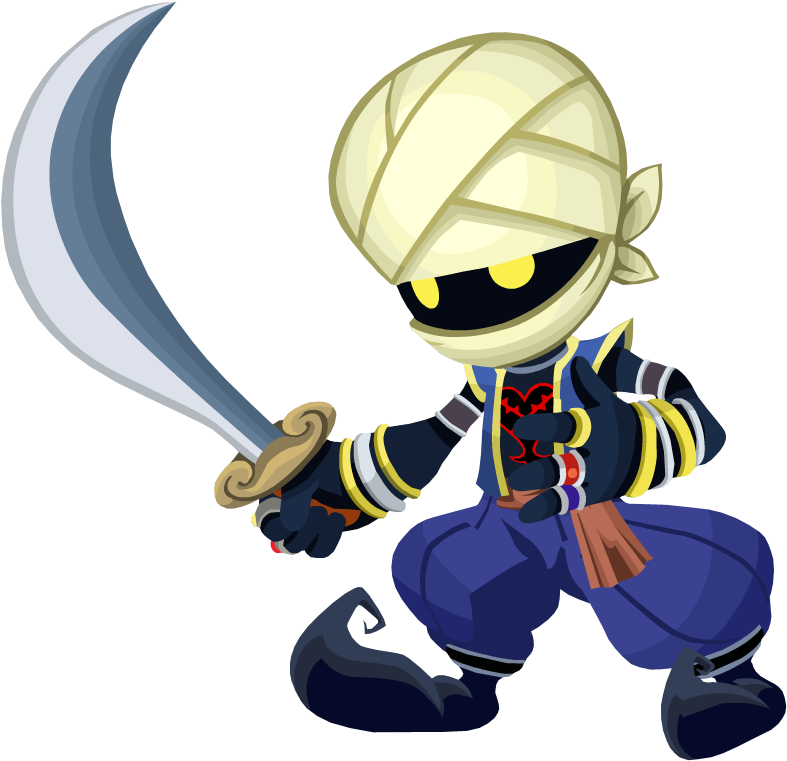 Khx-bandit - Kingdom Hearts Heartless Bandit (946x912), Png Download