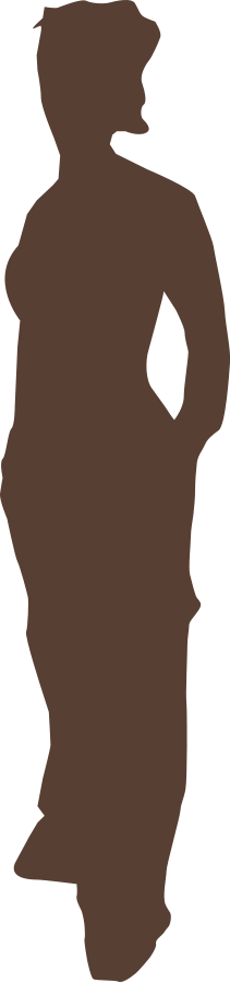 How To Set Use Girl Standing Icon Png (211x900), Png Download