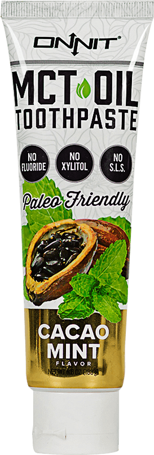 Mct Oil Toothpaste - Onnit Mct Oil Toothpaste - Cacao Mint (6.6oz) (735x1000), Png Download