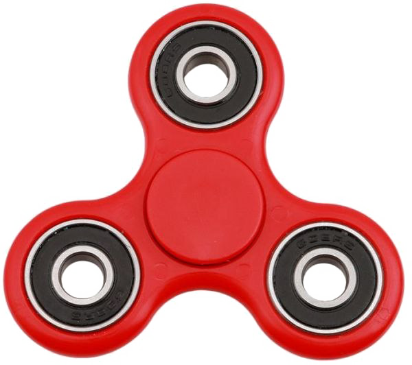 Spinner Png Download Image - Fidget Spinner Color Red (600x532), Png Download