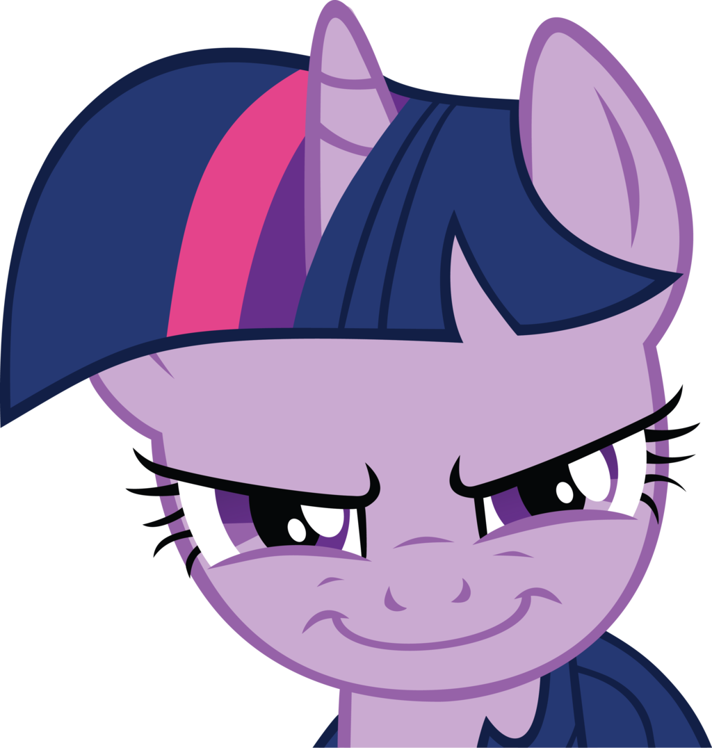 Twilight Sparkle Evil Face - My Little Pony A Canterlot Wedding Twilight (1024x1076), Png Download