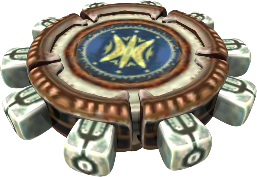 Spinner - The Legend Of Zelda (869x600), Png Download