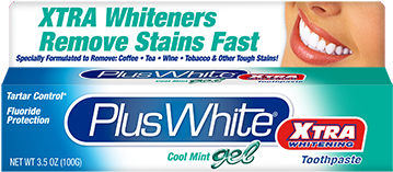Plus White Oral Care Plus White Xtra Whitening Gel - Plus White Xtra Whitening Toothpaste Png (400x400), Png Download