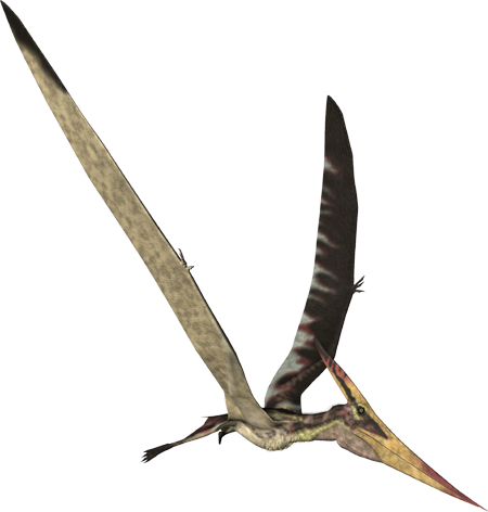 Flying Dinosaurs (450x472), Png Download