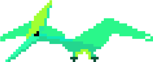 Pterodactyl - Papercraft Minecraft Food (610x300), Png Download