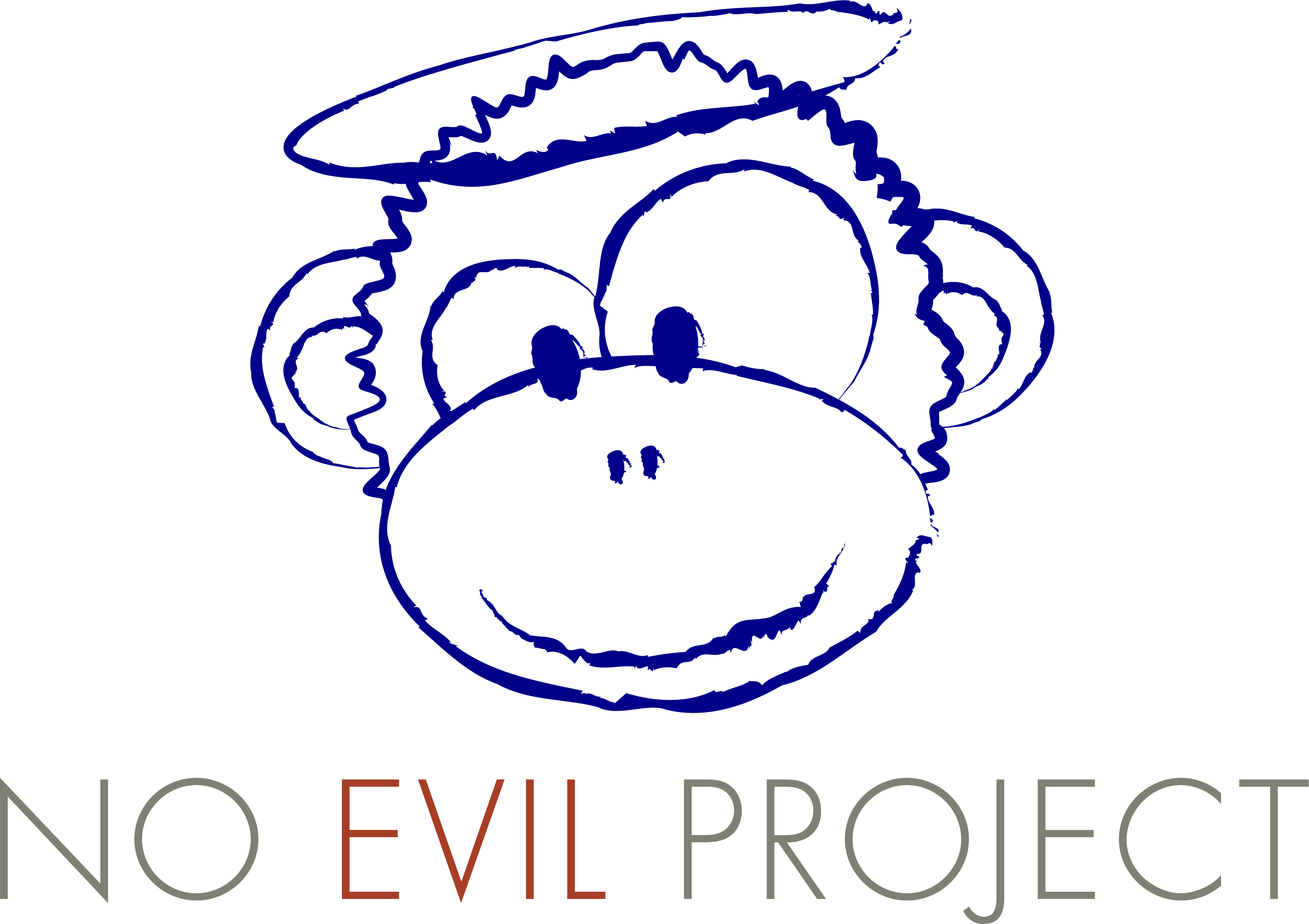 No Evil Monkey, Name - Je Ne Suis Pas Porte - Clé Mauvais De Cercle Porte-clés (2753x1945), Png Download
