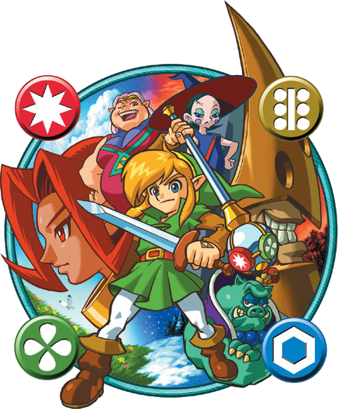 Oracle Of Seasons Characters - Legend Of Zelda Oracle Of Seasons (482x583), Png Download