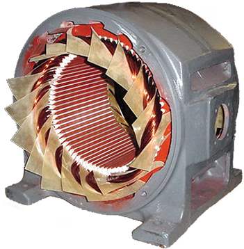 Electric Motor Repair - Electric Motor Winding Png (375x365), Png Download