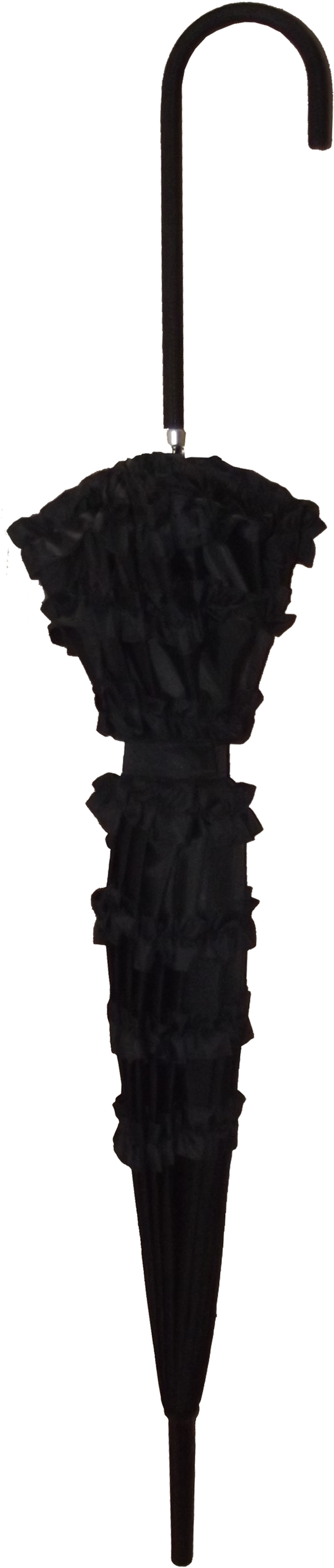 My Umbrella - Closed Black Umbrella Png (800x3429), Png Download