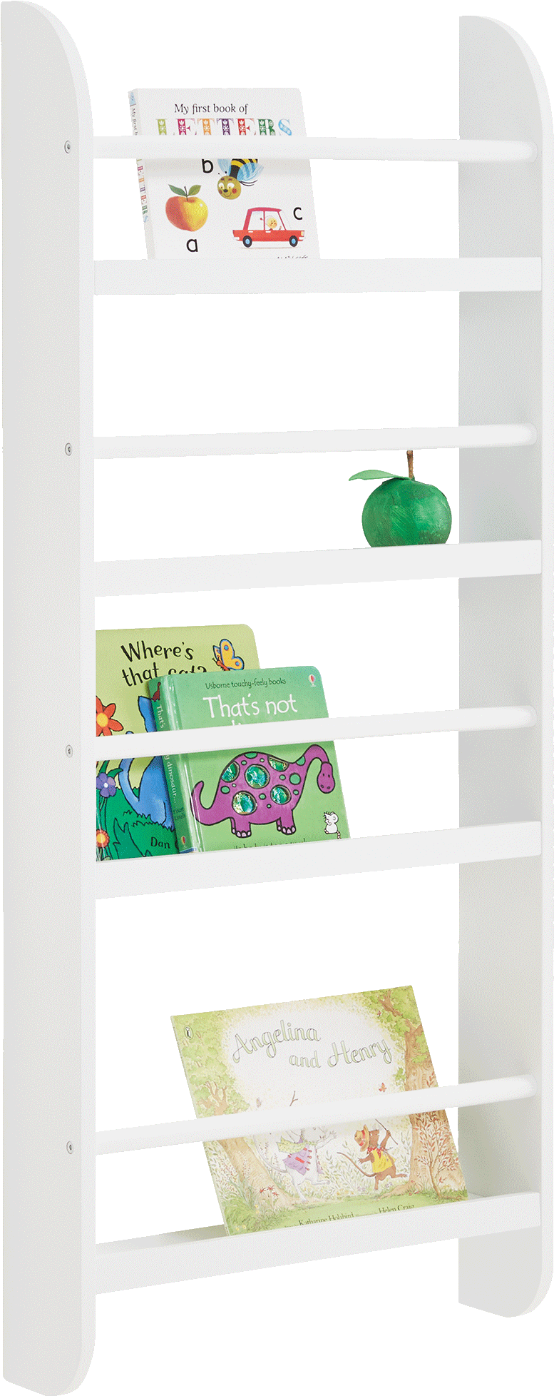 Greenaway Skinny Gallery Bookcase, White - Great Little Trading Co. Greenaway Skinny Bookcase (654x654), Png Download