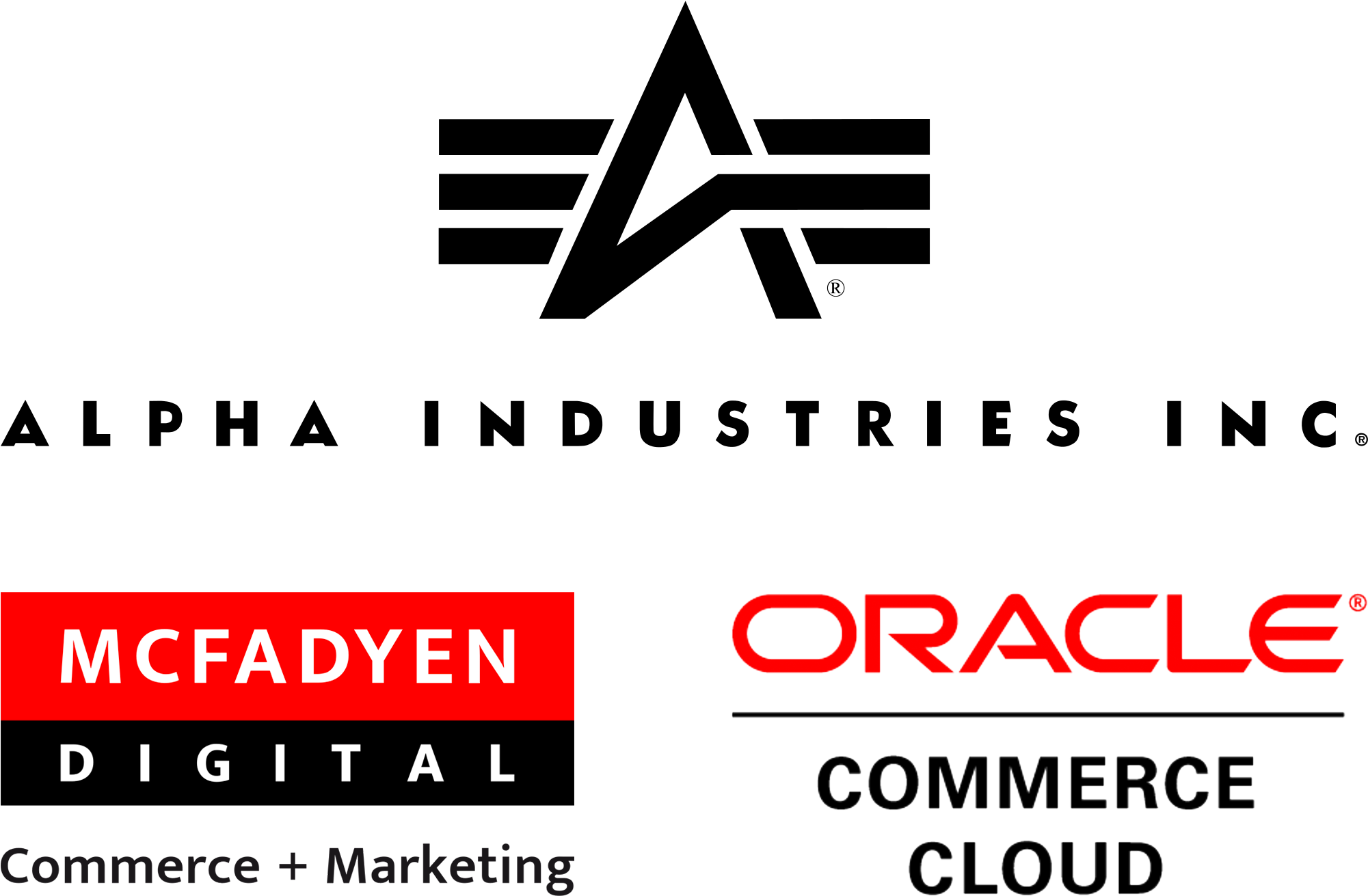 Oracle Commerce Cloud Mcfadyen Digital And Oracle Congratulate - Alpha Industries Jacket Size (2494x1619), Png Download