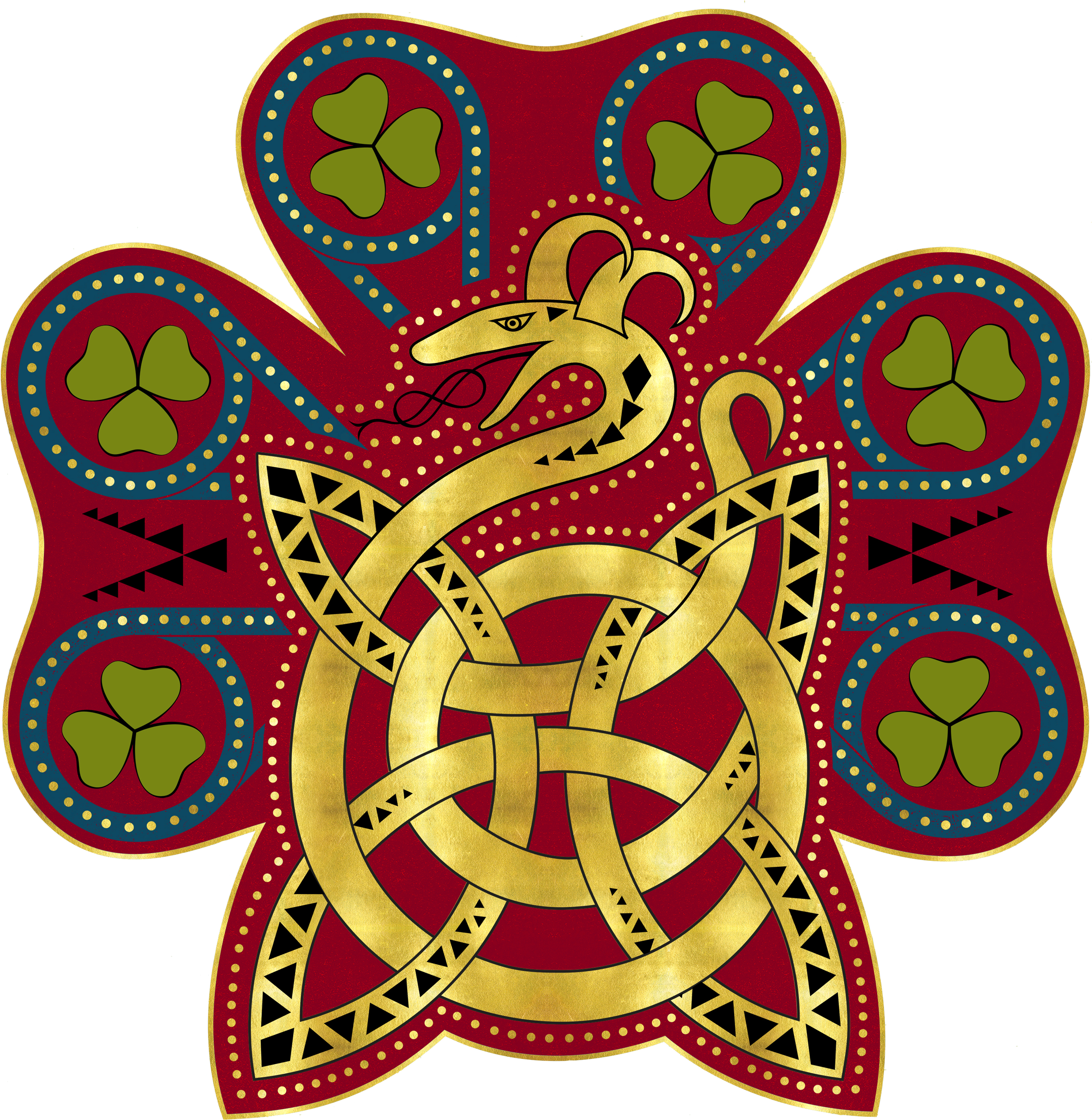 Horned Serpent Clearbg 2 - Ilvermorny Horned Serpent (2500x2525), Png Download