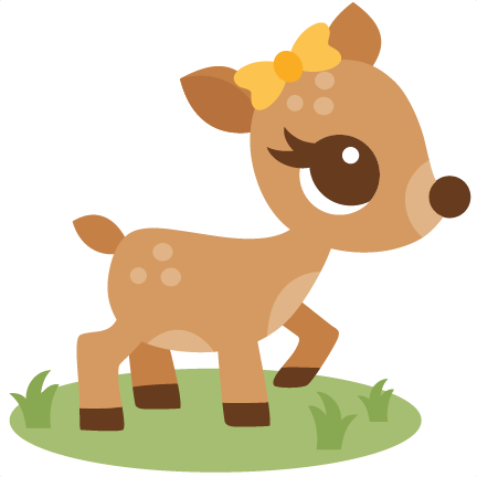 Deer Transparent Cute - Baby Deer Clip Art (432x432), Png Download
