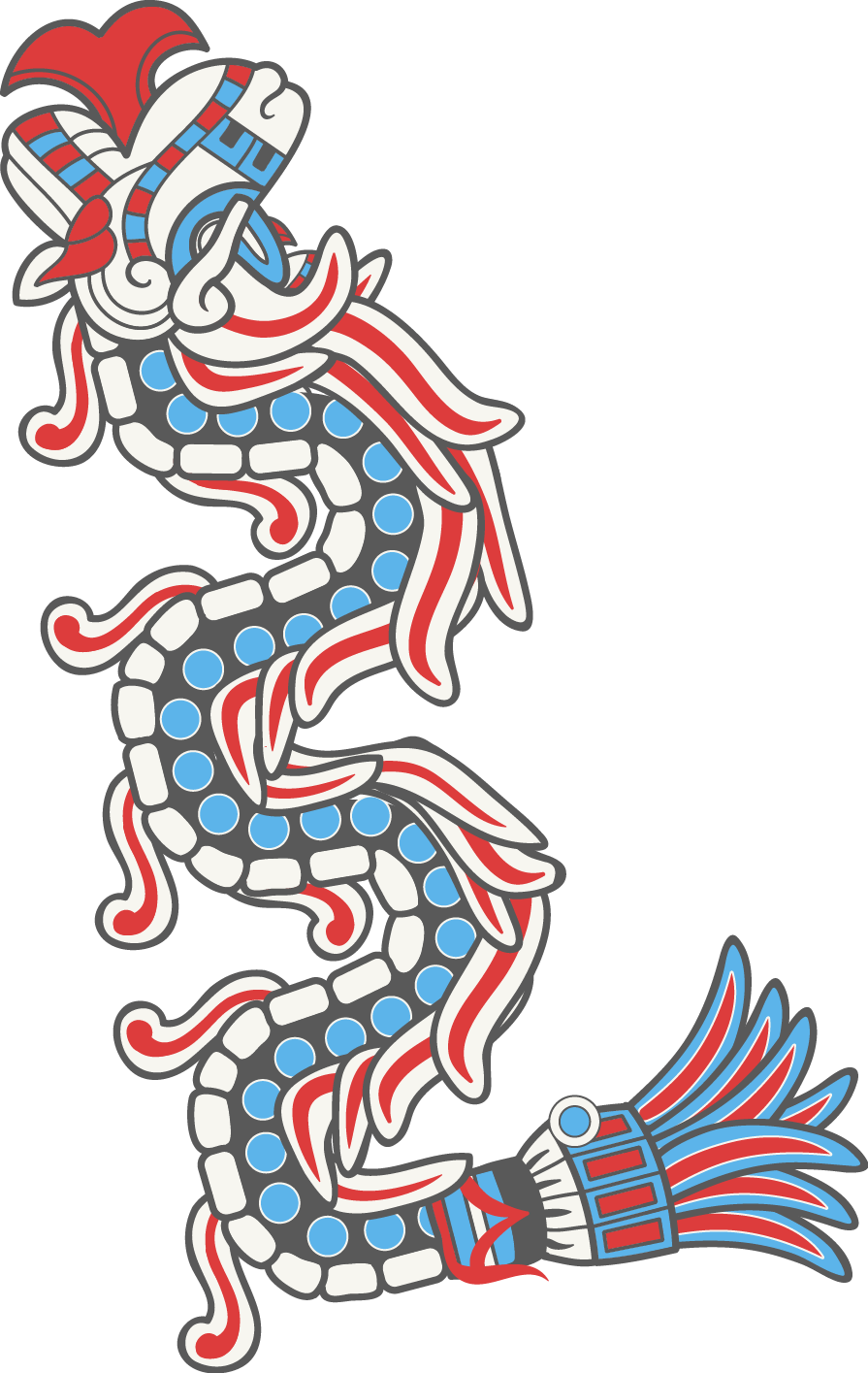 Big Plummed Serpent - Shamanism (895x1415), Png Download