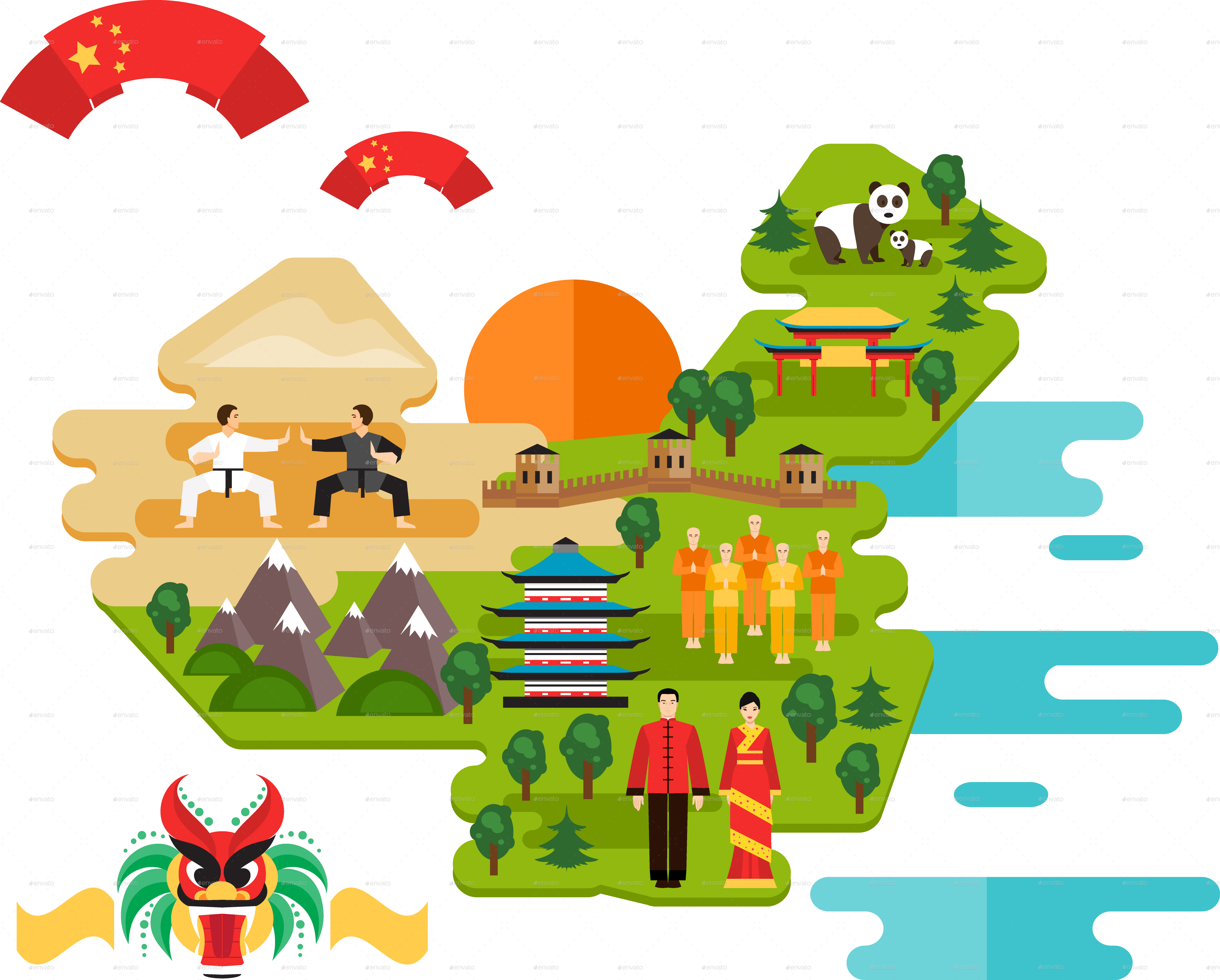 China China - China Png (4352x3495), Png Download