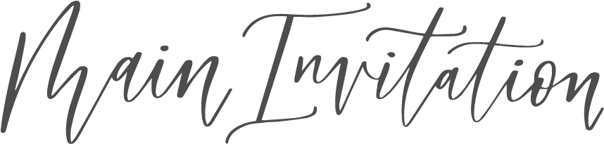 Main Invitation Title-01 - Portable Network Graphics (900x289), Png Download