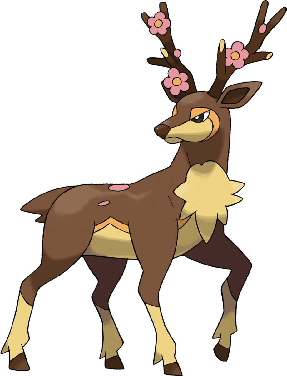Sawsbuck Sawsbuck Pokemon (1200x1200), Png Download