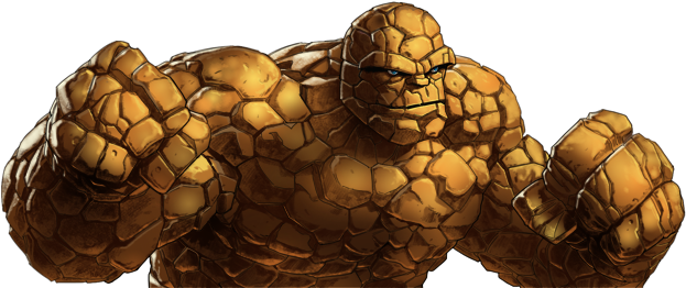 Thing - Avengers Alliance Fantastic Four (624x270), Png Download
