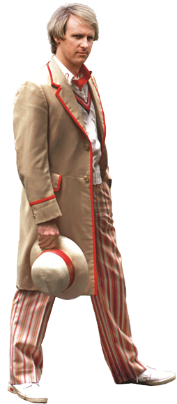 Fifth Doctor - Doctor Who Doctors 5th (254x579), Png Download