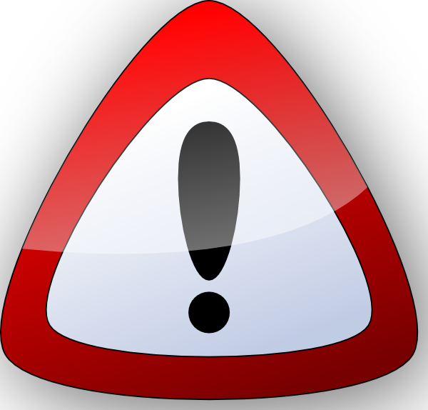 Warning Danger Sign Svg Clip Arts 600 X 574 Px (600x574), Png Download