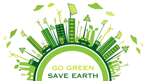 Save Earth Png Free Download - Go Green Save Earth (514x286), Png Download