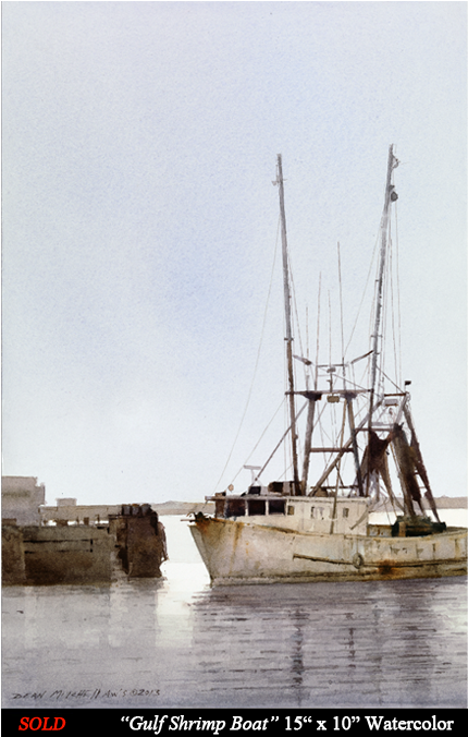 Dean Mitchell Studio - Watercolor Painting (625x675), Png Download