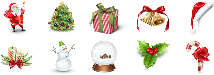 Silent Night 10 Christmas Icons - Jewelry Of The Future Red & Green Bracelet (880x345), Png Download