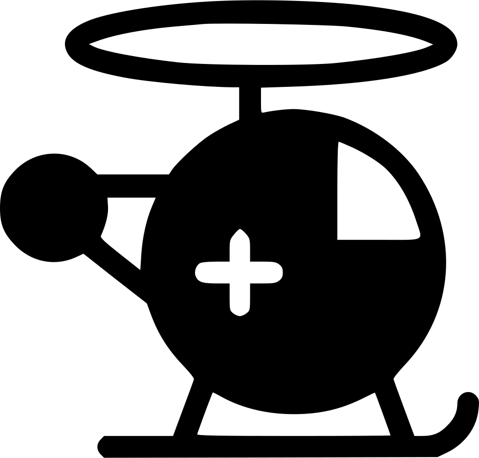 Chopper Helicopter Medical Copter Flying Transport (980x938), Png Download