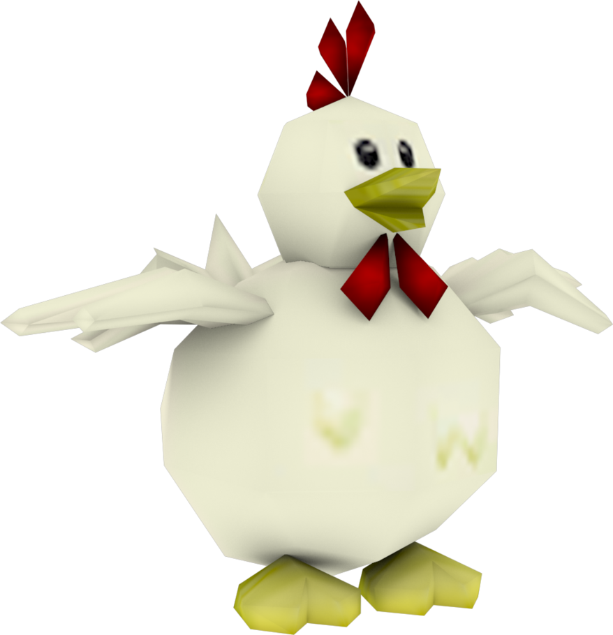 Crash Tag Team Racing Chicken (878x910), Png Download