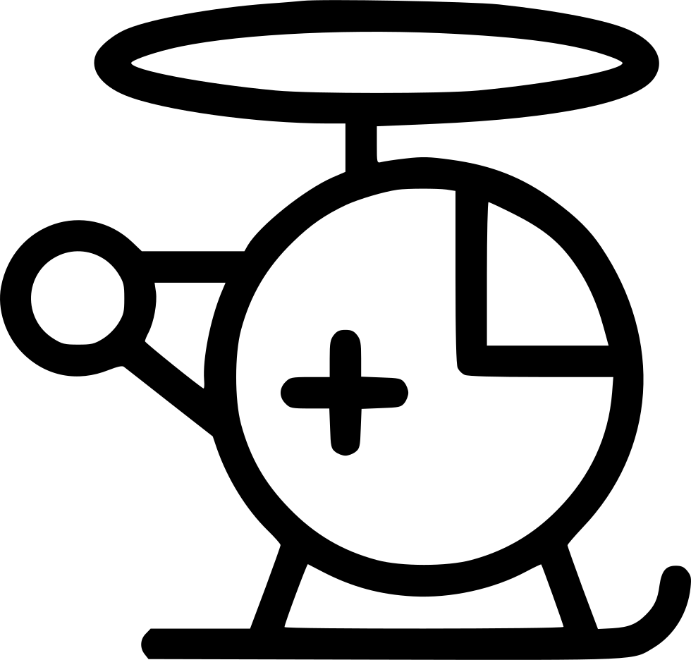 Chopper Helicopter Medical Copter Fying Transport Emergency - Portable Network Graphics (980x936), Png Download