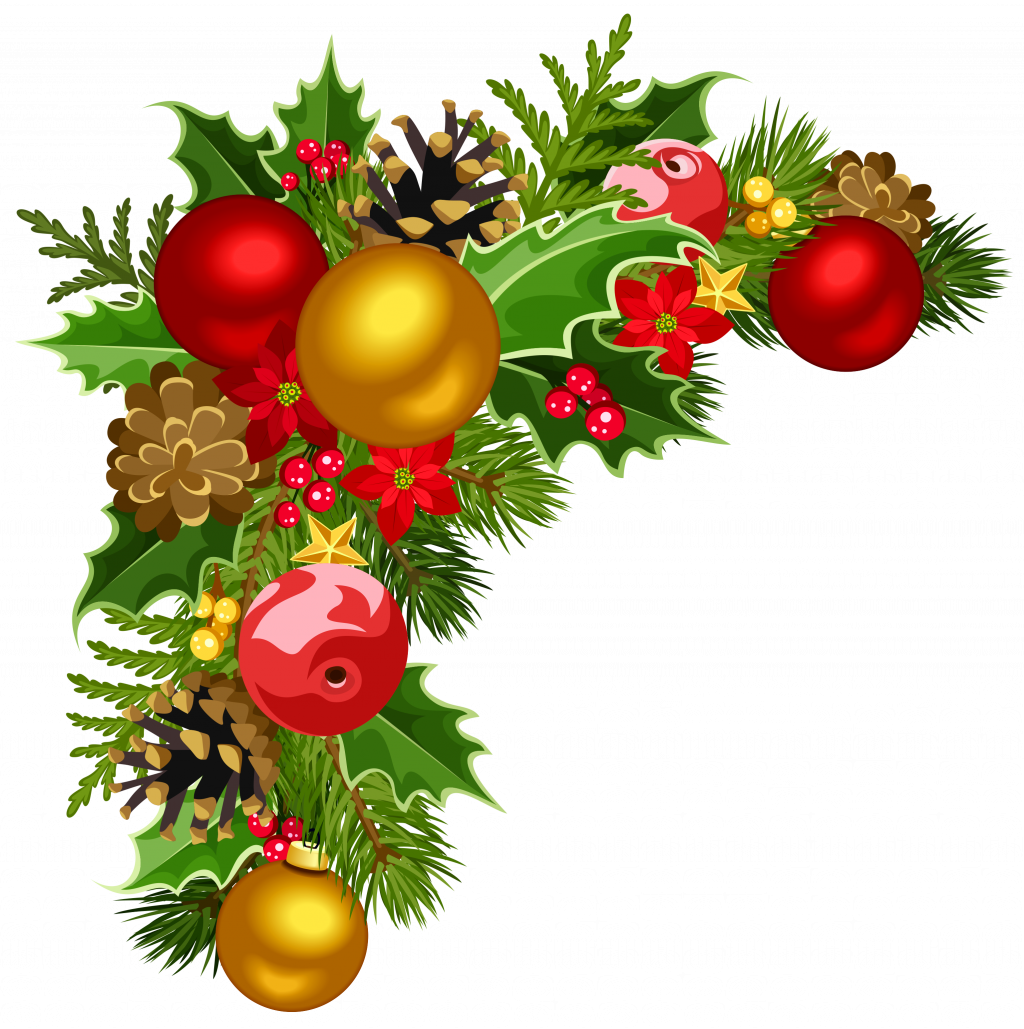 Christmas Ornaments Png Pictures - Christmas Decor Clip Art (1024x1029), Png Download