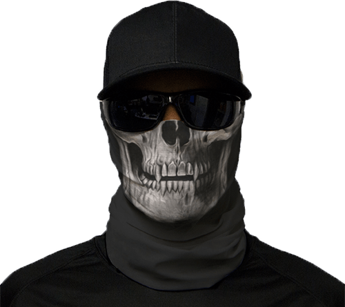 Motorcycle Face Mask - Sa Skull Face Shield (500x445), Png Download