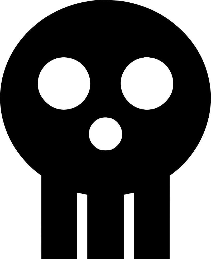 Skull Face Skeleton - Skull (800x980), Png Download