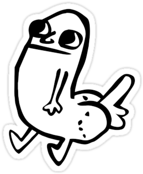 They Look Like Dick Butt - Dikbutt Meme (375x360), Png Download