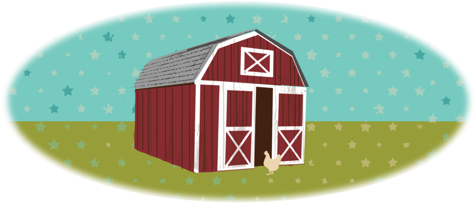Chicken Coops, Backyard Farm - Chicken (1000x459), Png Download