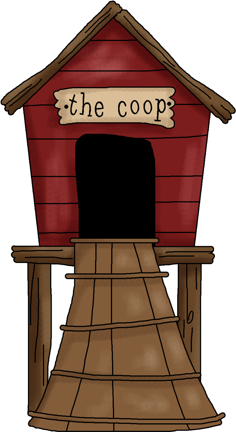 Coop - Chicken House Clip Art (880x1597), Png Download