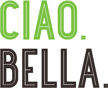 Ciao Bella - Graphic Design (588x296), Png Download