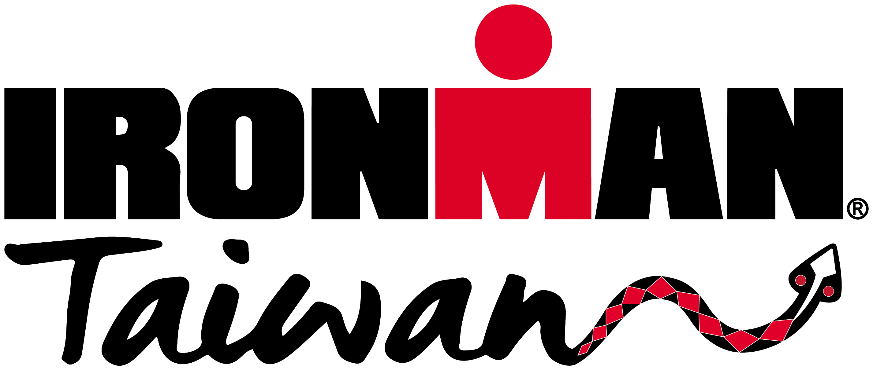 2017 Ironman Taiwan - Ironman Race Logo (2853x1211), Png Download