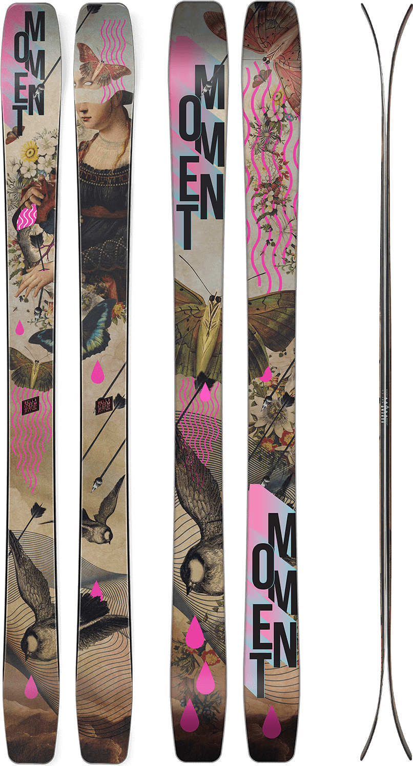 Bella - Moment Skis (850x1502), Png Download