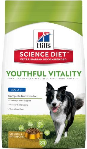Sd Youthful Vitality Adult 7 Plus Chicken And Rice - Hill's Science Youthful Vitality (500x500), Png Download
