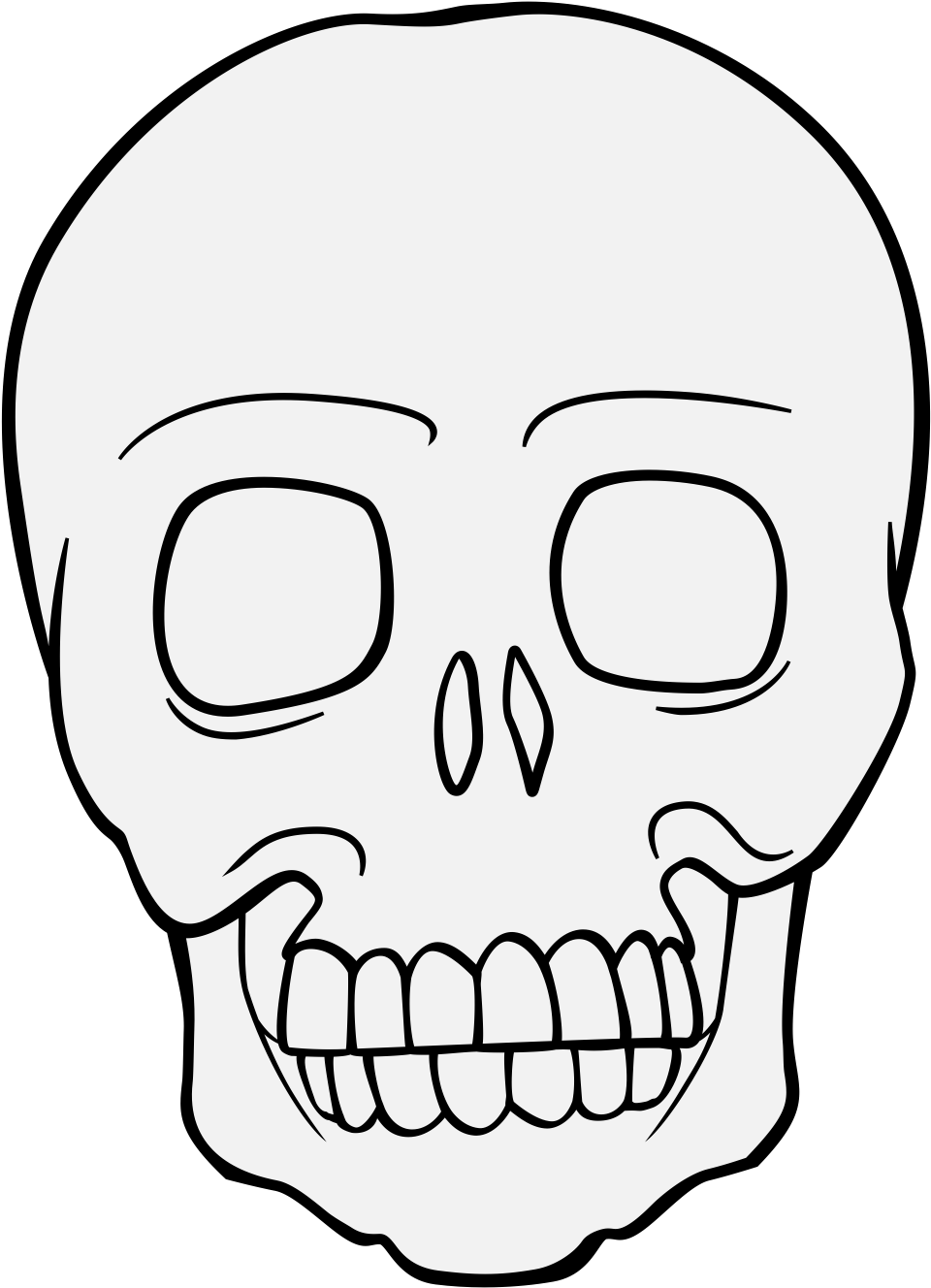Details, Png - Skull (993x1349), Png Download