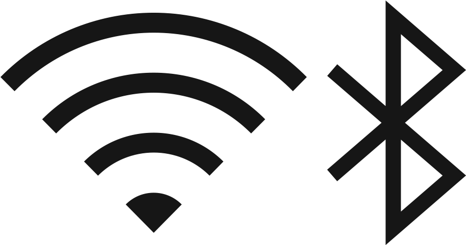 Wi-fi And Bluetooth Icon - Bluetooth Iphone Icon (1280x640), Png Download