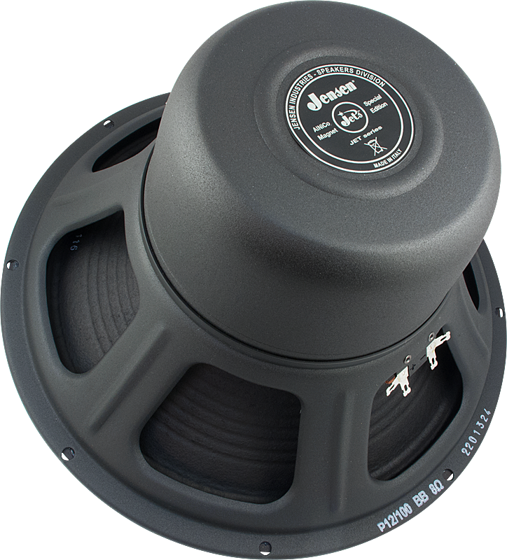 Jp12-100bb Angled View - Jensen Speakers Blackbird 12-100 Jet Guitar Speaker (724x800), Png Download
