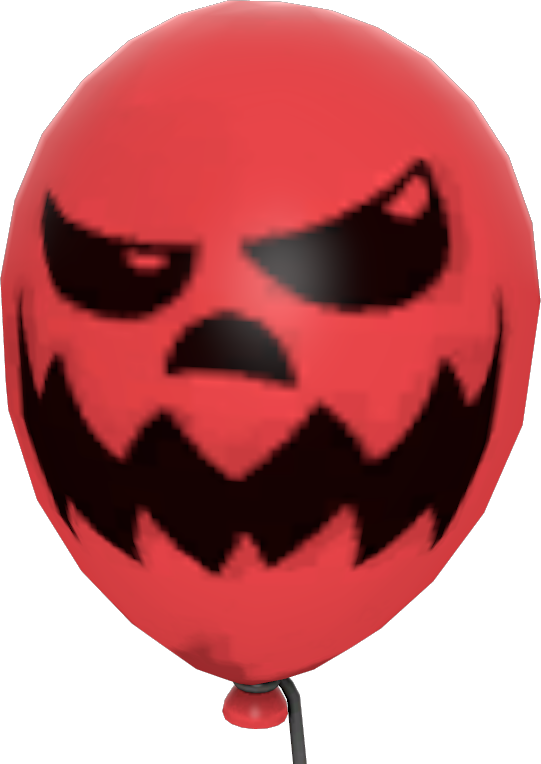 Painted Boo Balloon B8383b - Team Fortress 2 (541x764), Png Download