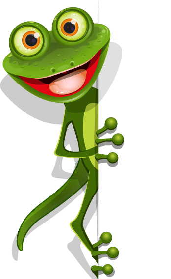 The 'gecko' Concept - Color The Big Eyed Animals Coloring Book (349x568), Png Download