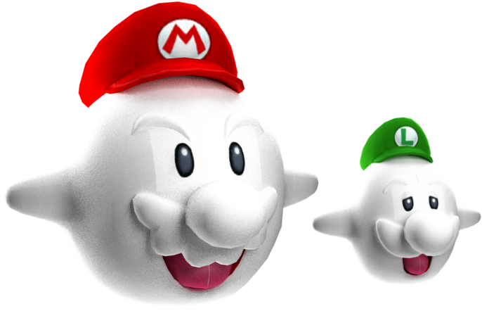 Download Zip Archive - Super Mario Galaxy Boo Mario (750x650), Png Download
