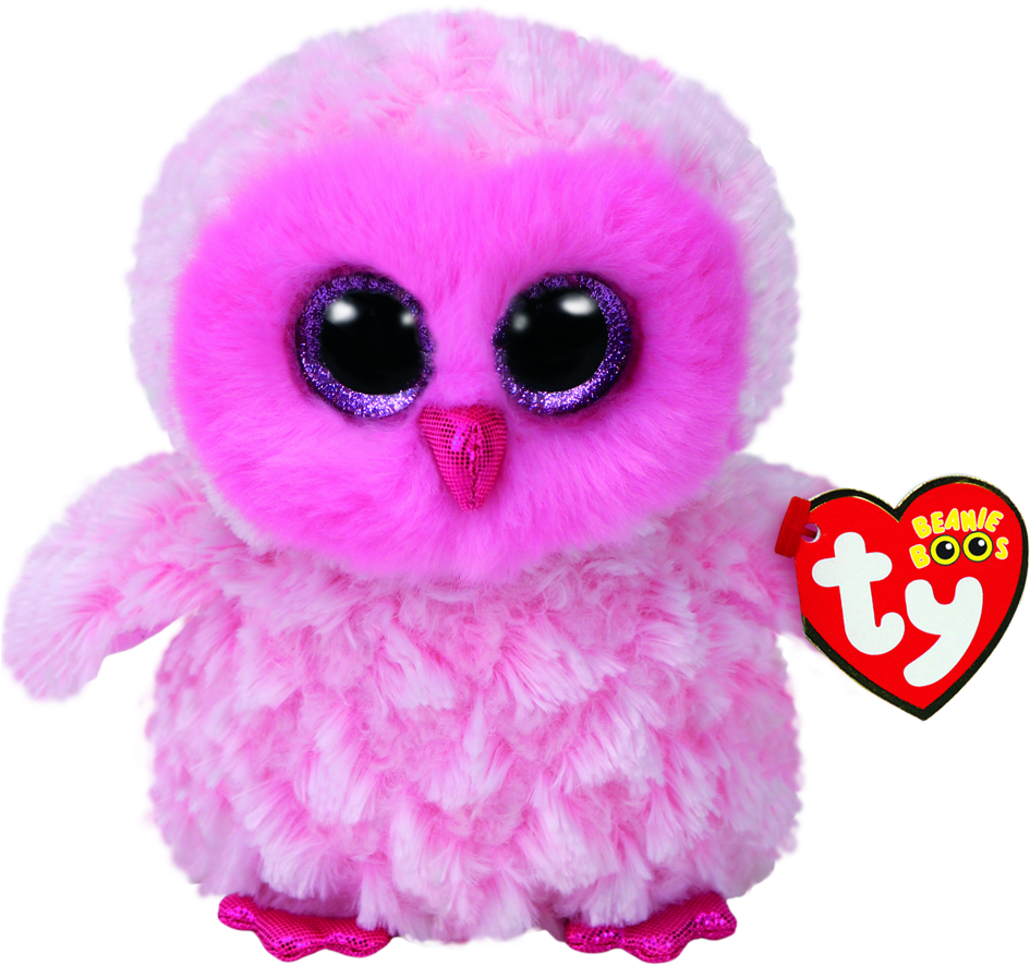 Ty Beanie Boo Twiggy The Owl - Ty Beanie Boo - Twiggy Pink Owl (975x900), Png Download