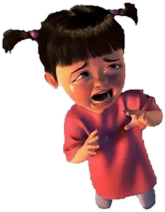 Momos Momo Monstersinc Boo Meme Memes - Boo Monsters Inc Png (646x706), Png Download